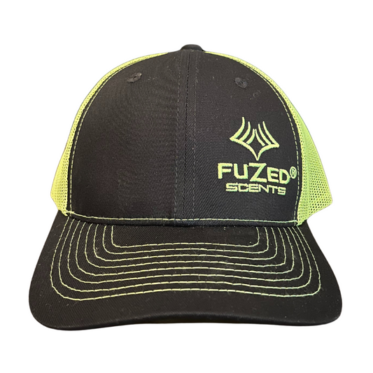 FUZED® Black and NEON Snap Fit Cap - Offset Logo