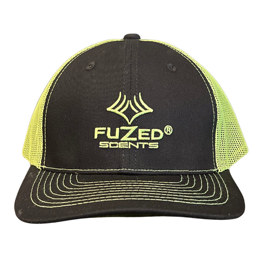 FUZED® Black and NEON Snap Fit Cap - Center Logo